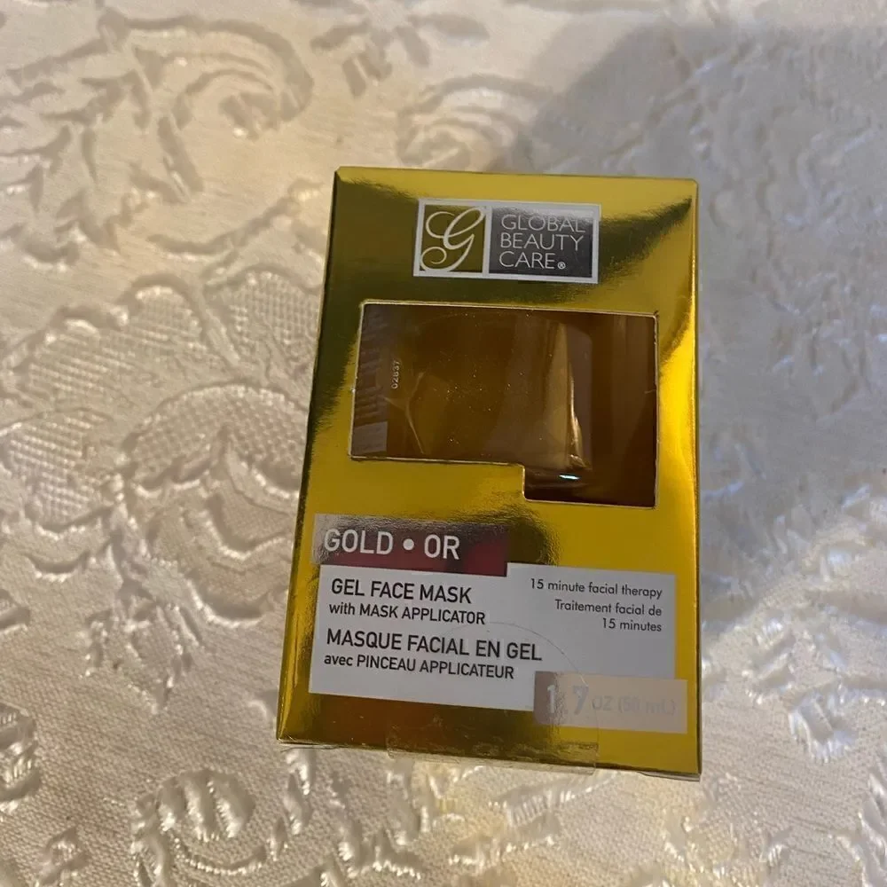 💥Global Beauty care Gold Gel face Mask With applicator Beauty & Personal Care